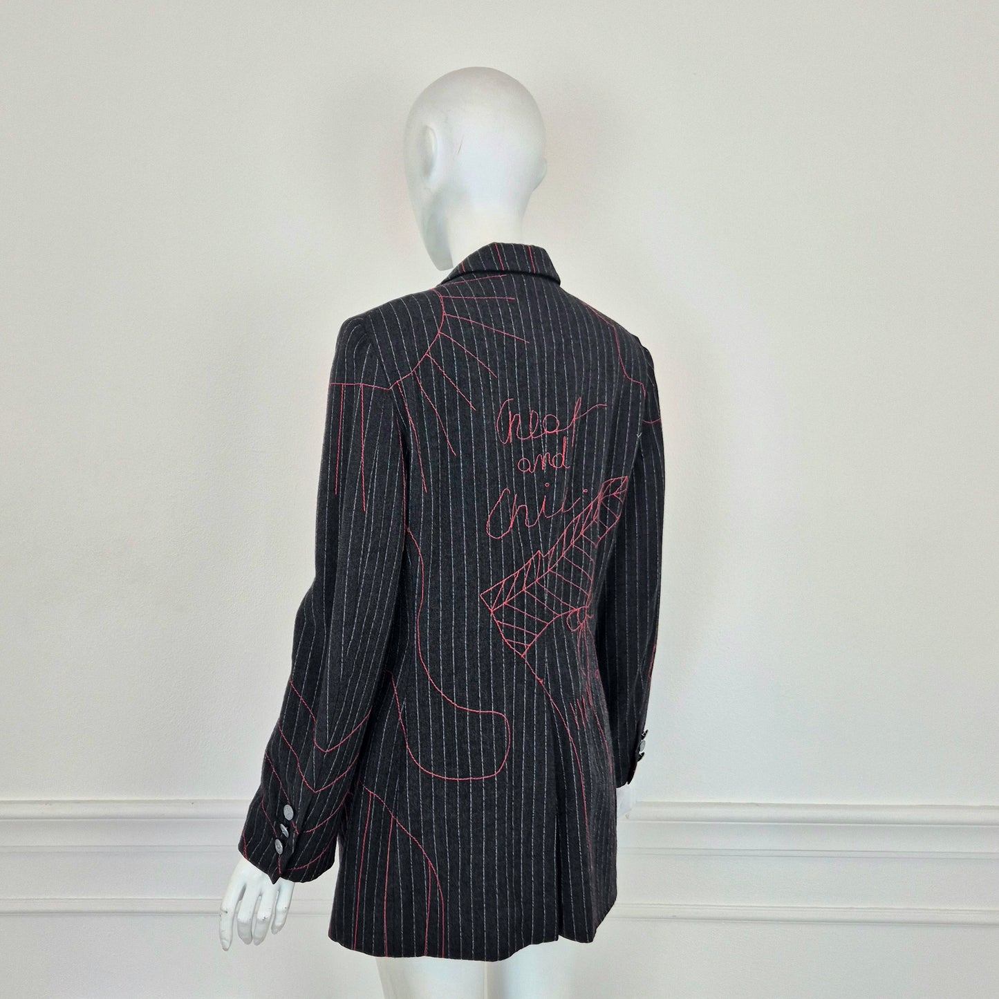 Moschino | Blazer gessato Olivia