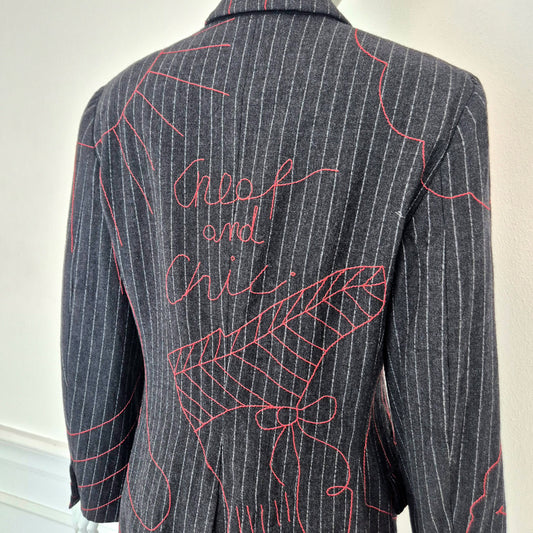 Moschino | Blazer gessato Olivia