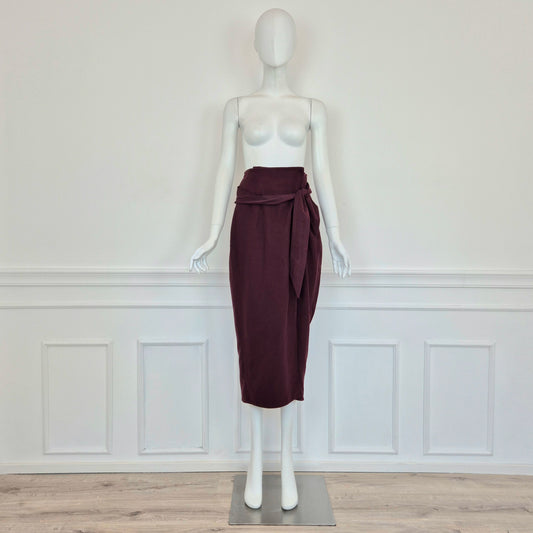 Romeo Gigli | Gonna lunga burgundy