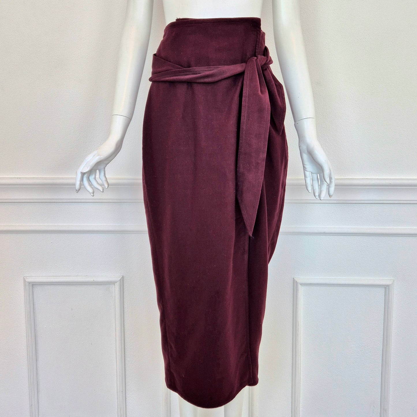 Romeo Gigli | Gonna lunga burgundy