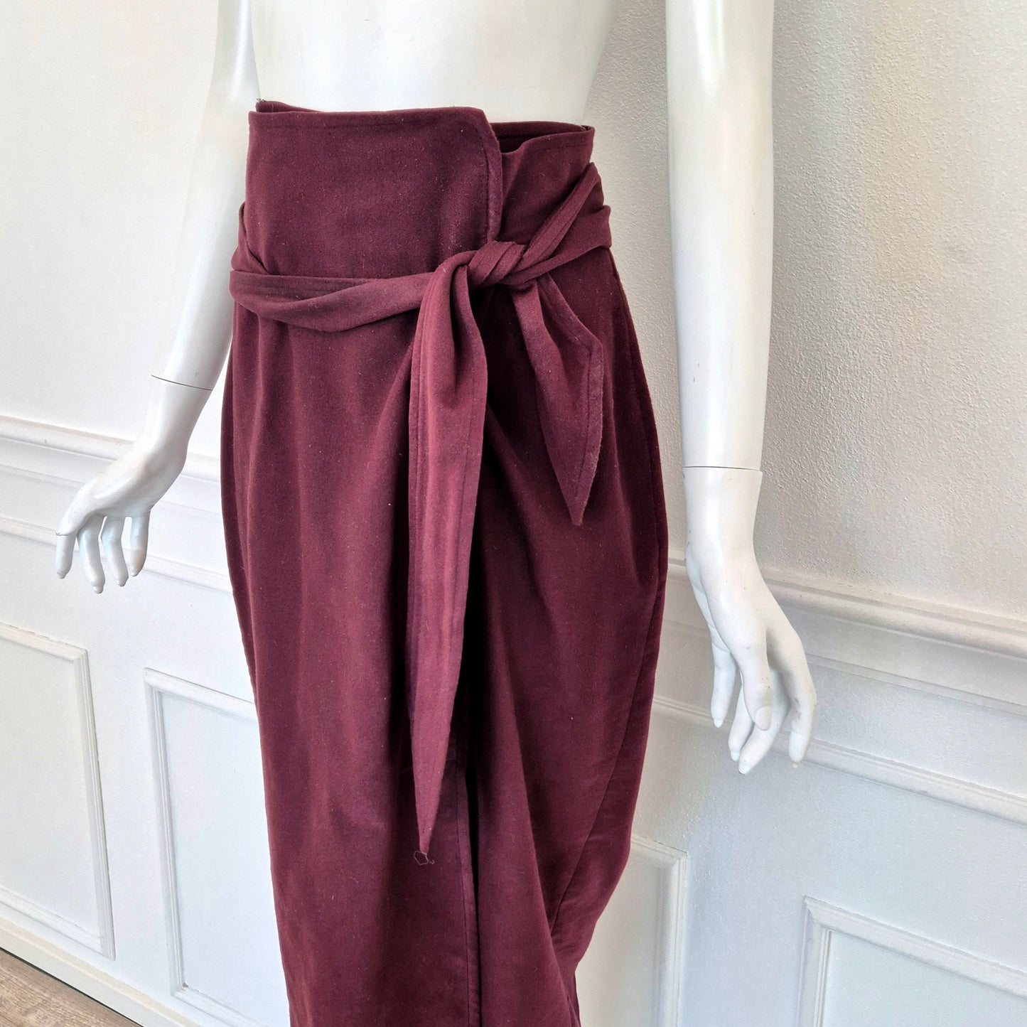 Romeo Gigli | Gonna lunga burgundy