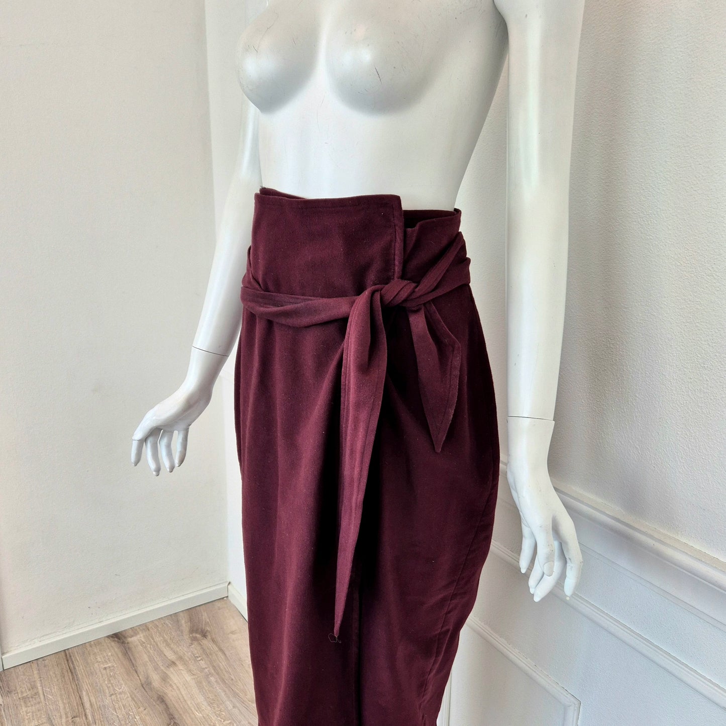 Romeo Gigli | Gonna lunga burgundy