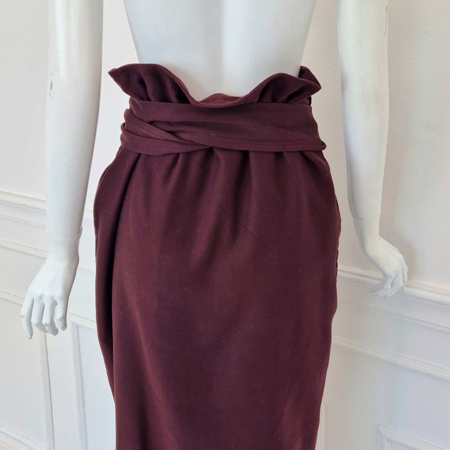 Romeo Gigli | Gonna lunga burgundy