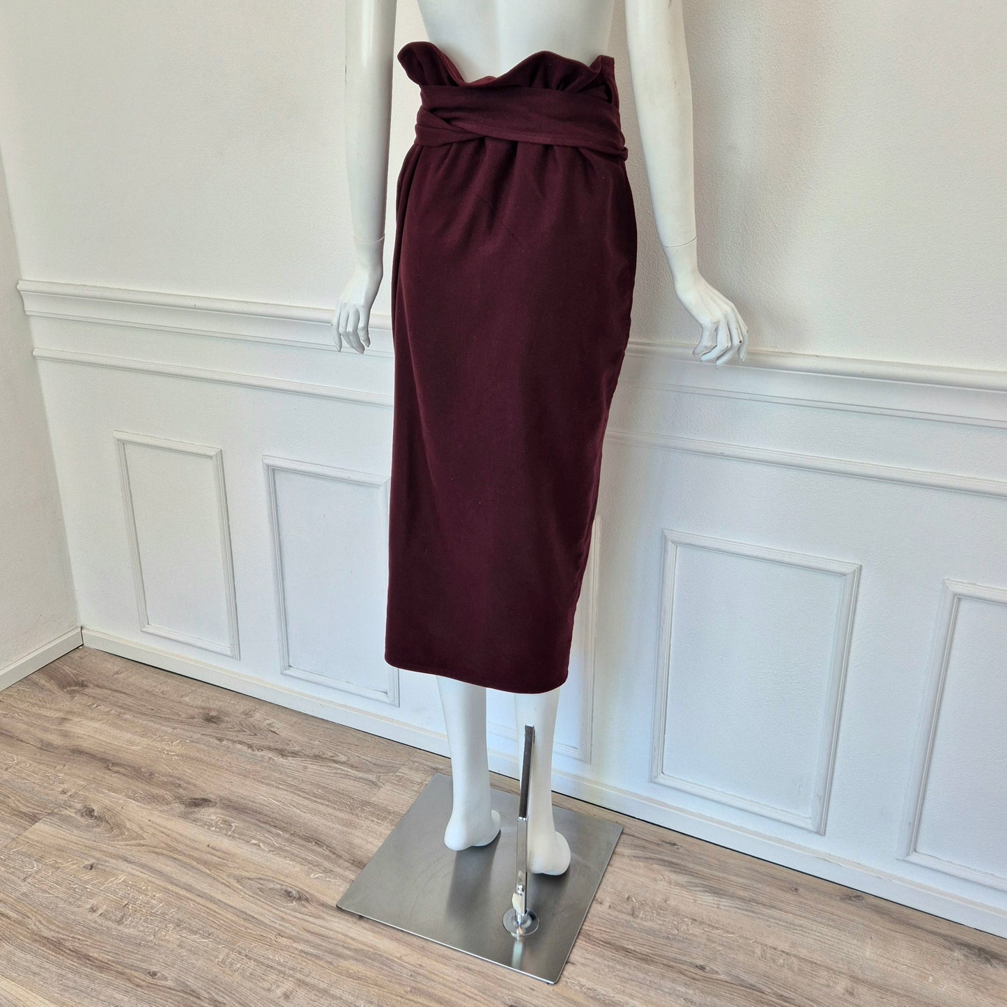 Romeo Gigli | Gonna lunga burgundy