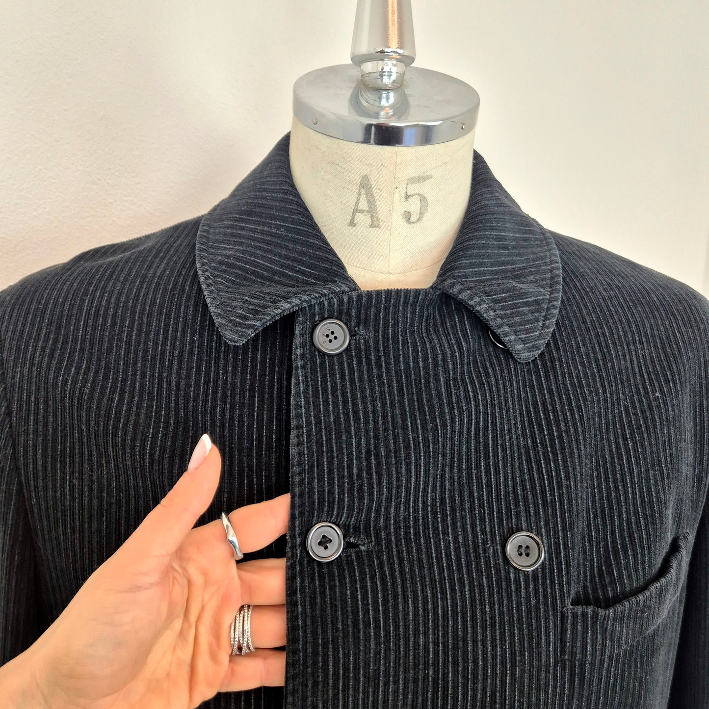 Romeo Gigli | Giacca doppiopetto in velluto a coste