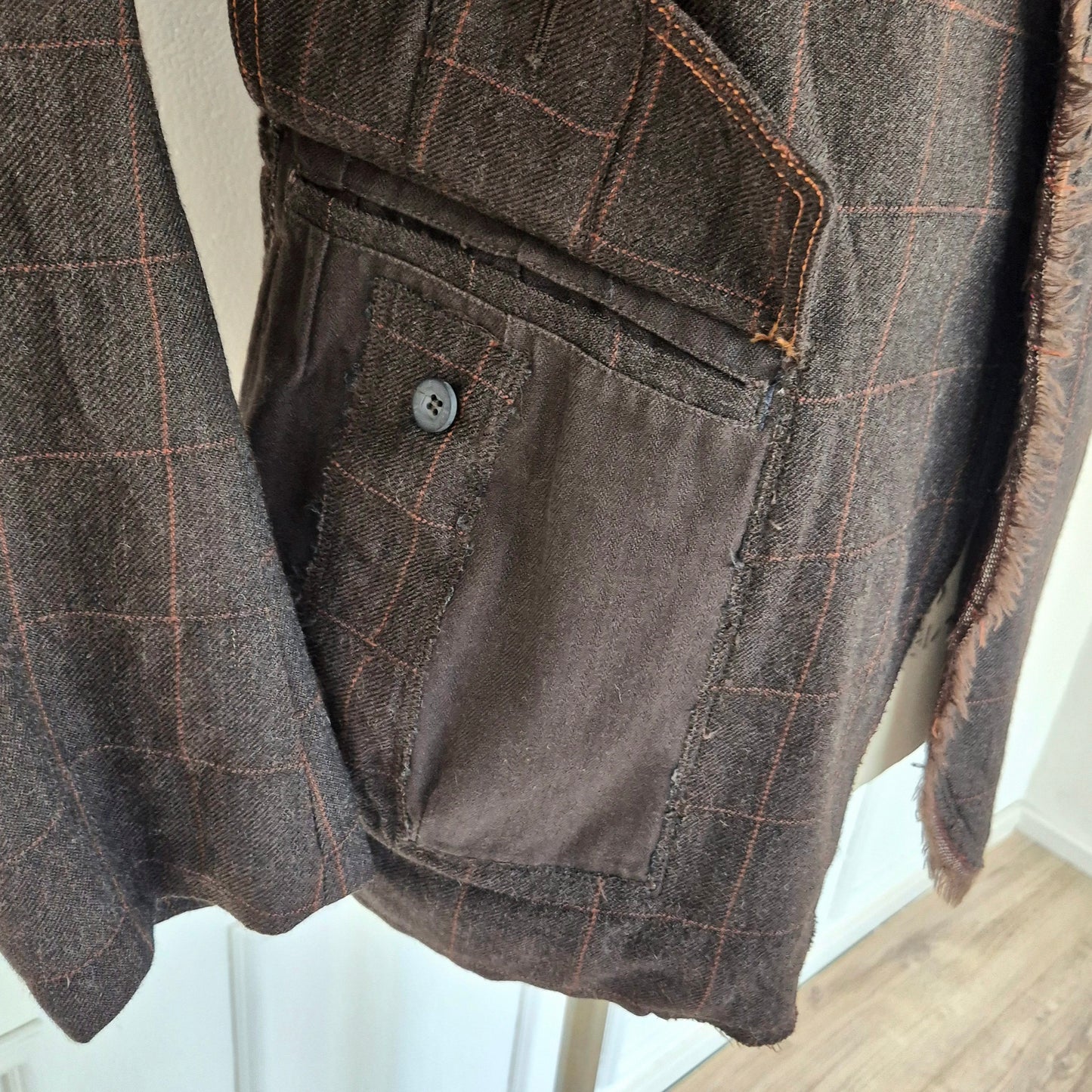 Marithé & François Girbaud | Giacca da uomo in lana marrone