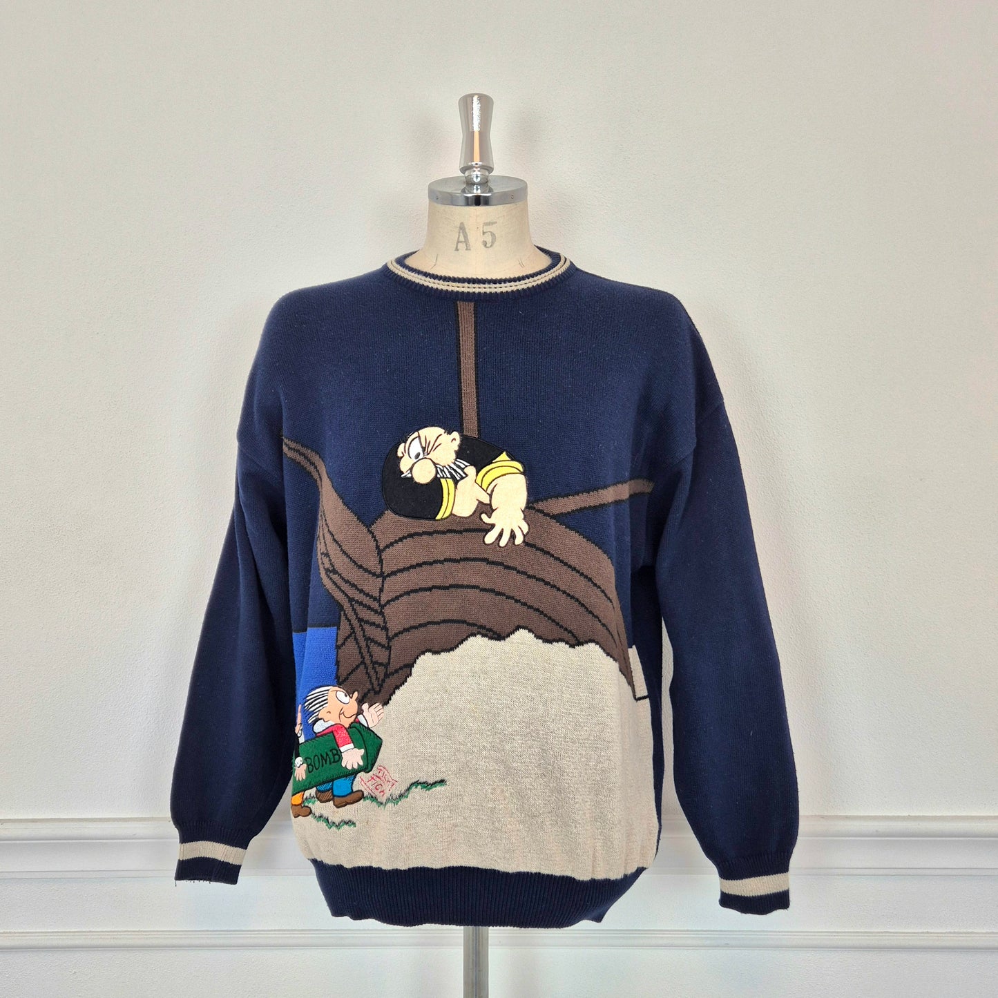 Jc de Castelbajac | Maglione Bibì e Bibò 1991