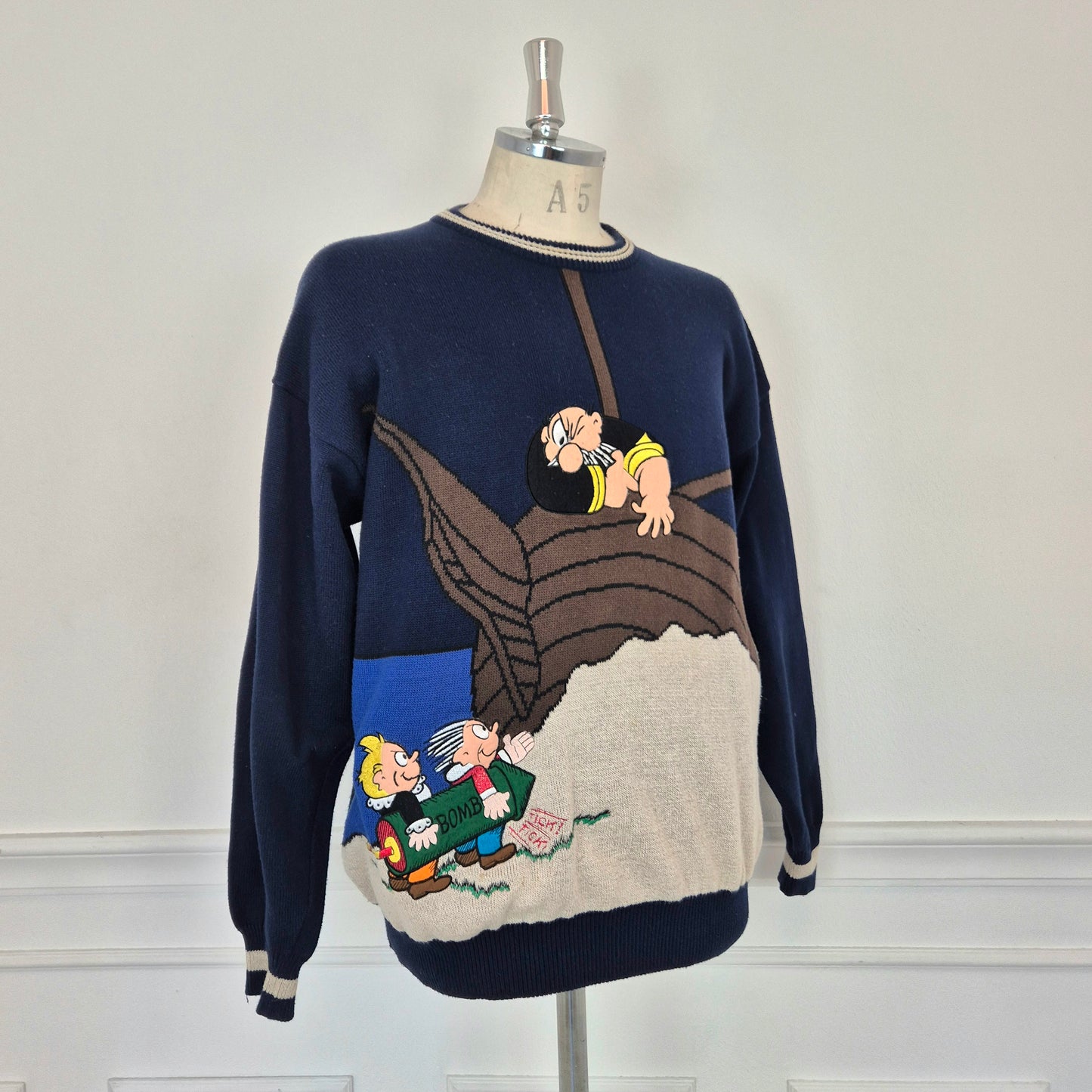 Jc de Castelbajac | Maglione Bibì e Bibò 1991