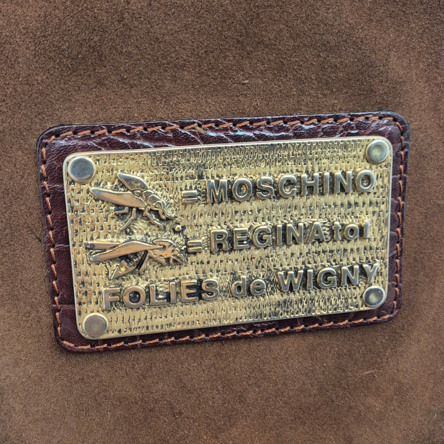 Moschino | Borsa secchiello "Ape regina"