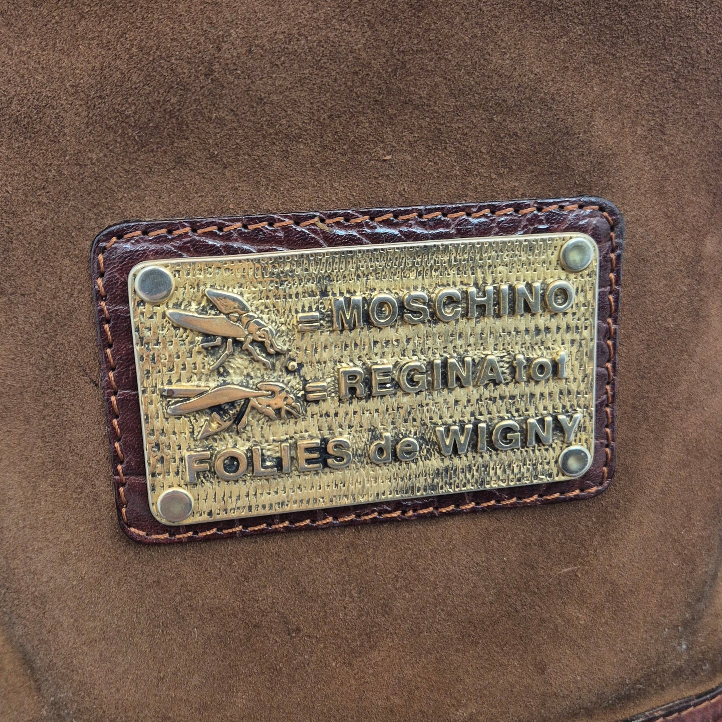 Moschino | Borsa secchiello "Ape regina"