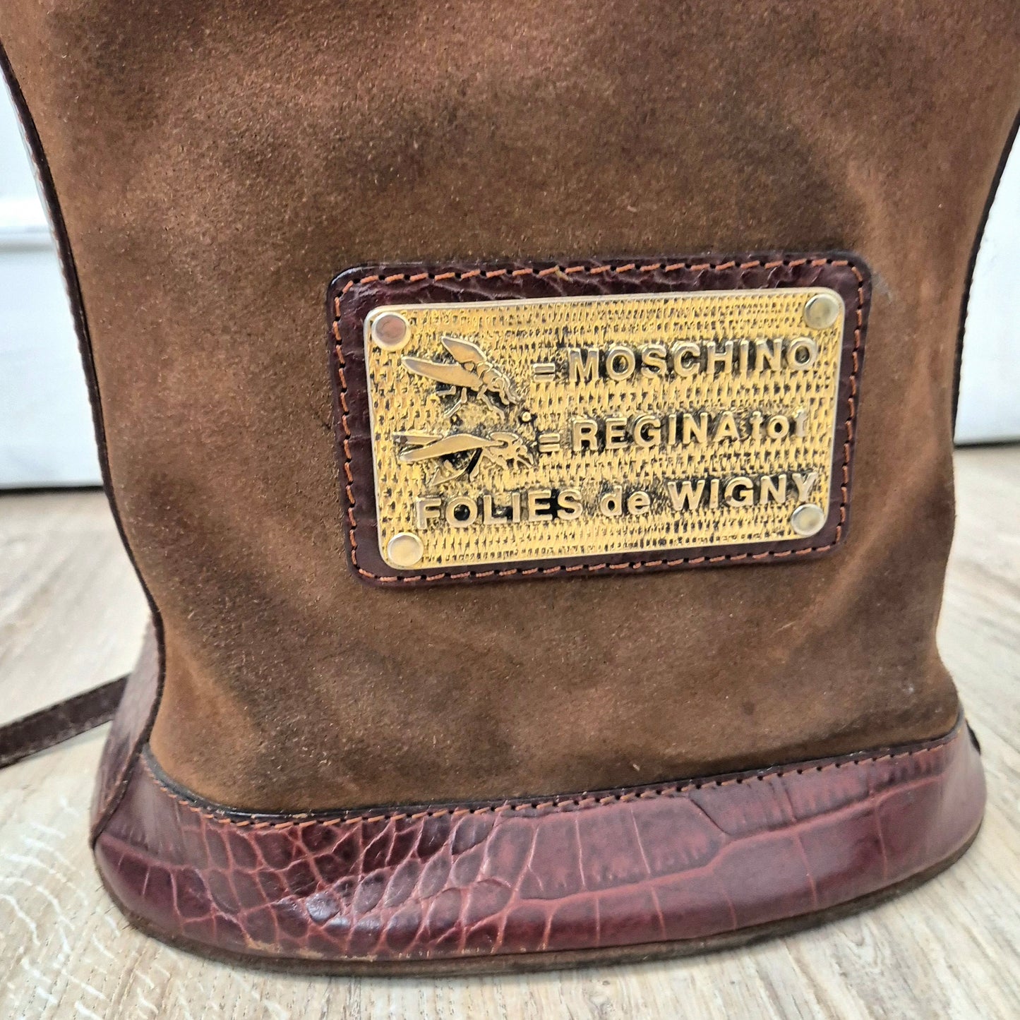 Moschino | Borsa secchiello "Ape regina"