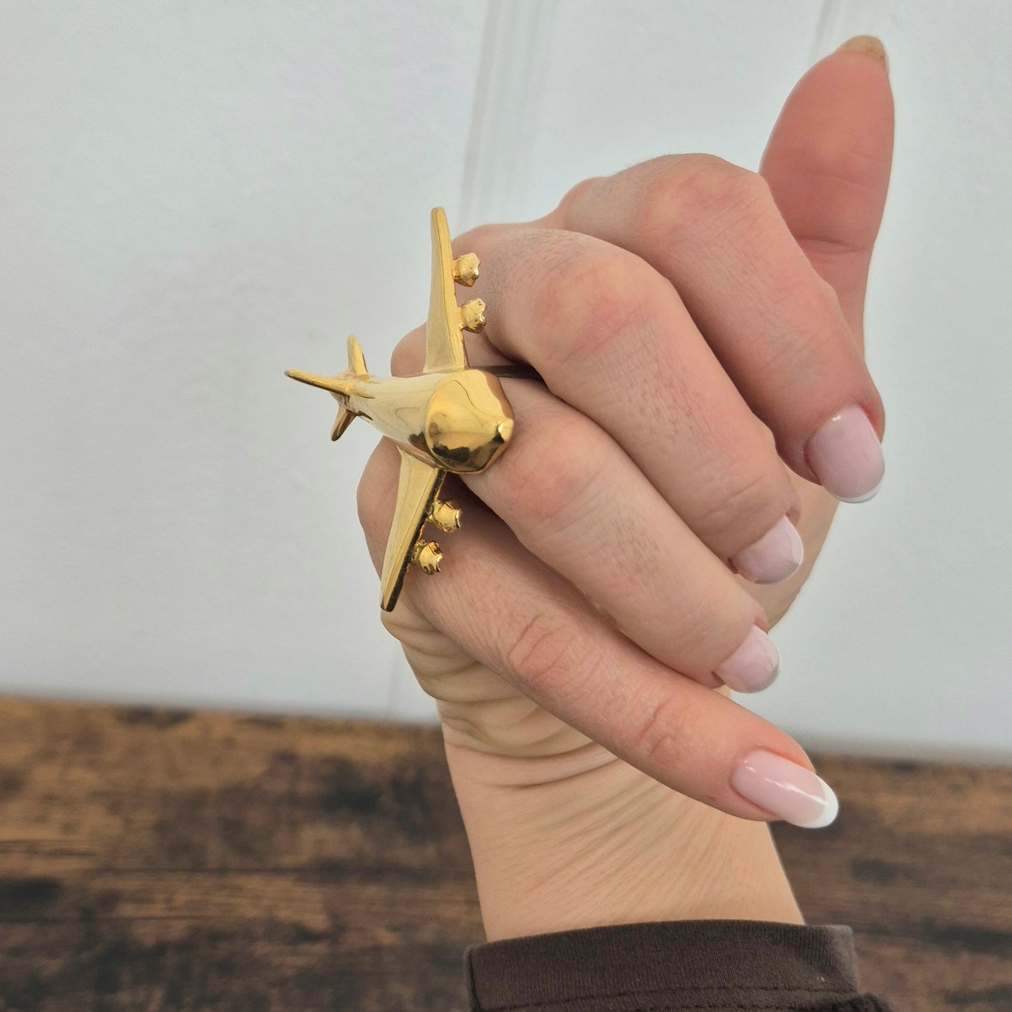 Krizia | Maxi anello vintage aeroplano