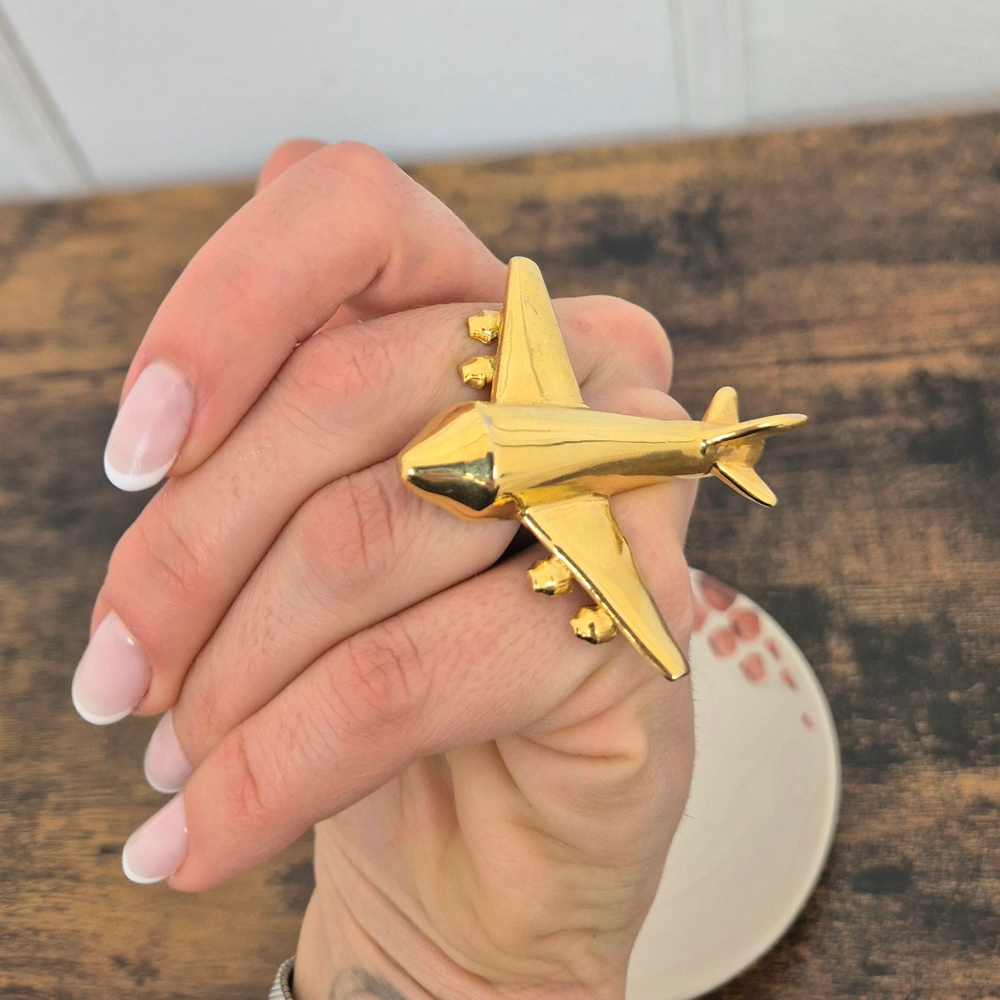 Krizia | Maxi anello vintage aeroplano