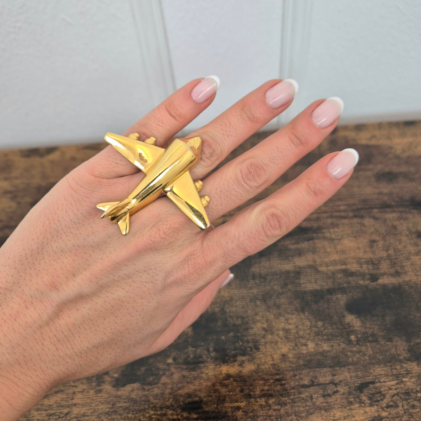 Krizia | Maxi anello vintage aeroplano