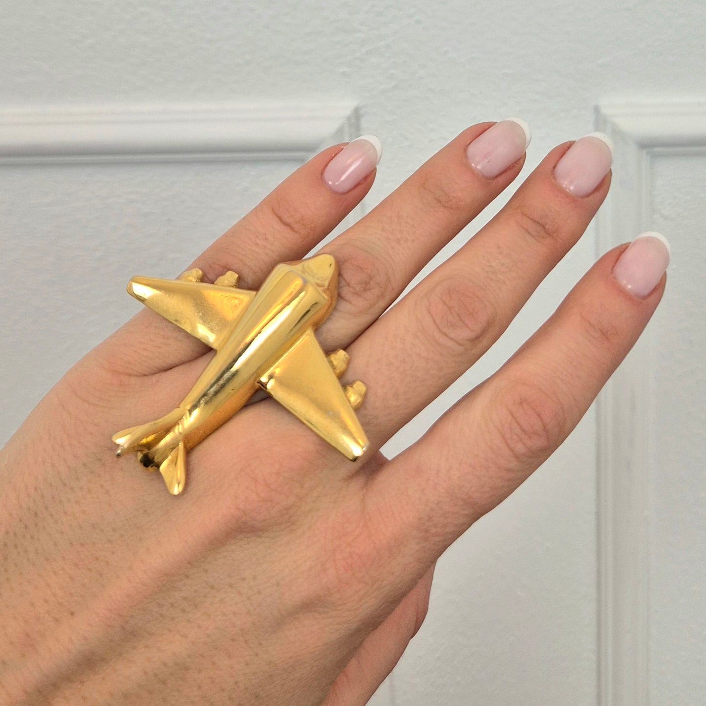 Krizia | Maxi anello vintage aeroplano