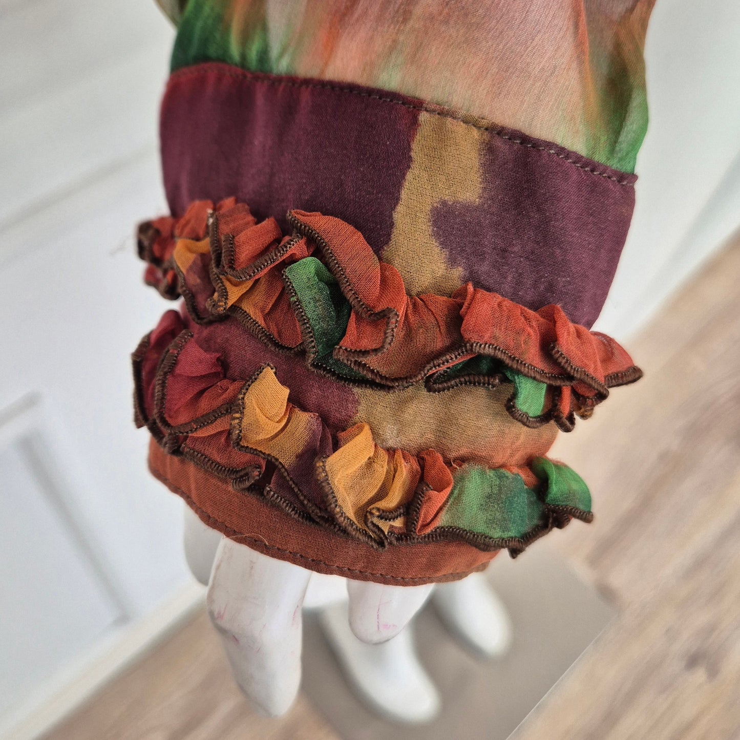 Romeo Gigli | Camicia velata fantasia multicolor