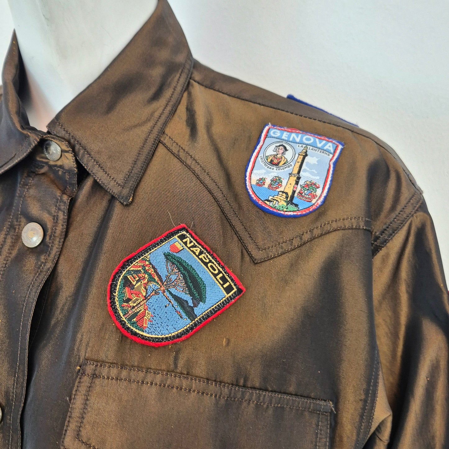 Moschino | Camicia "Made in Italia" con toppe