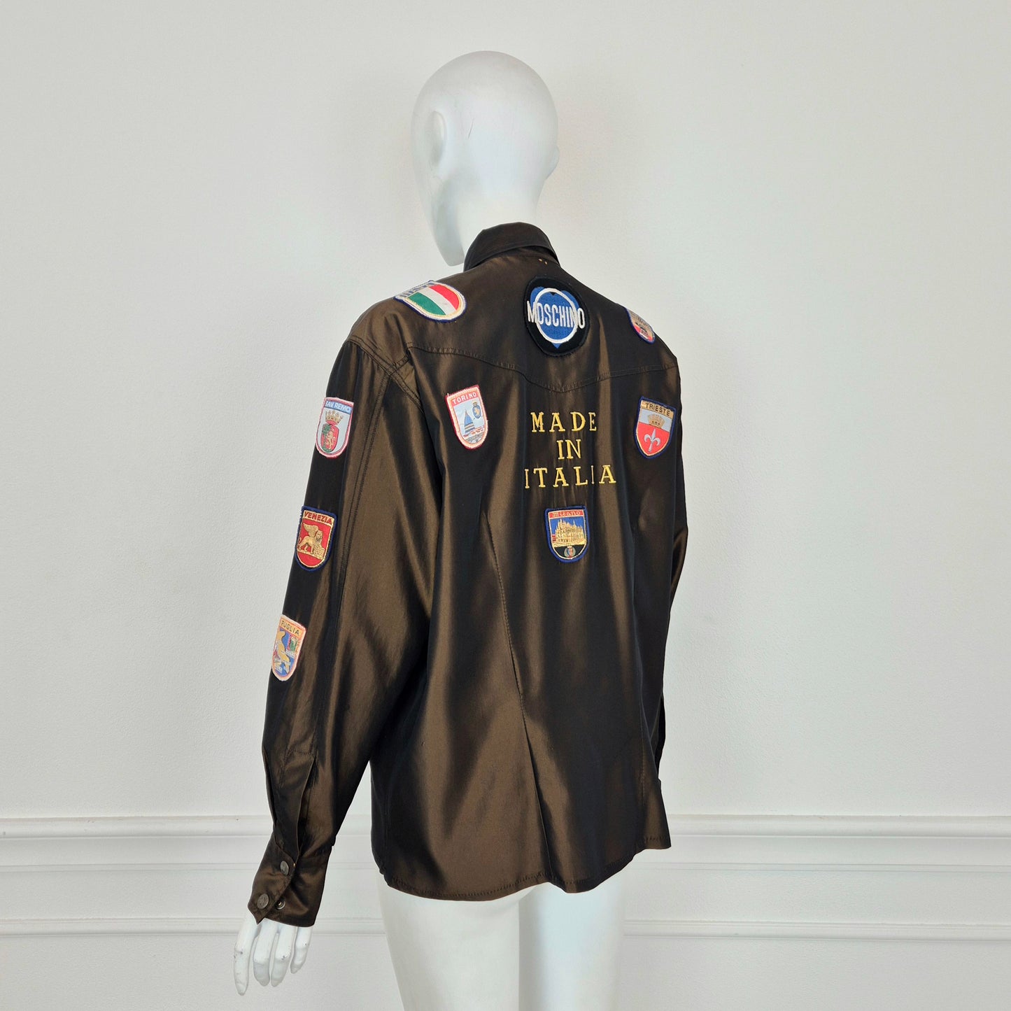 Moschino | Camicia "Made in Italia" con toppe