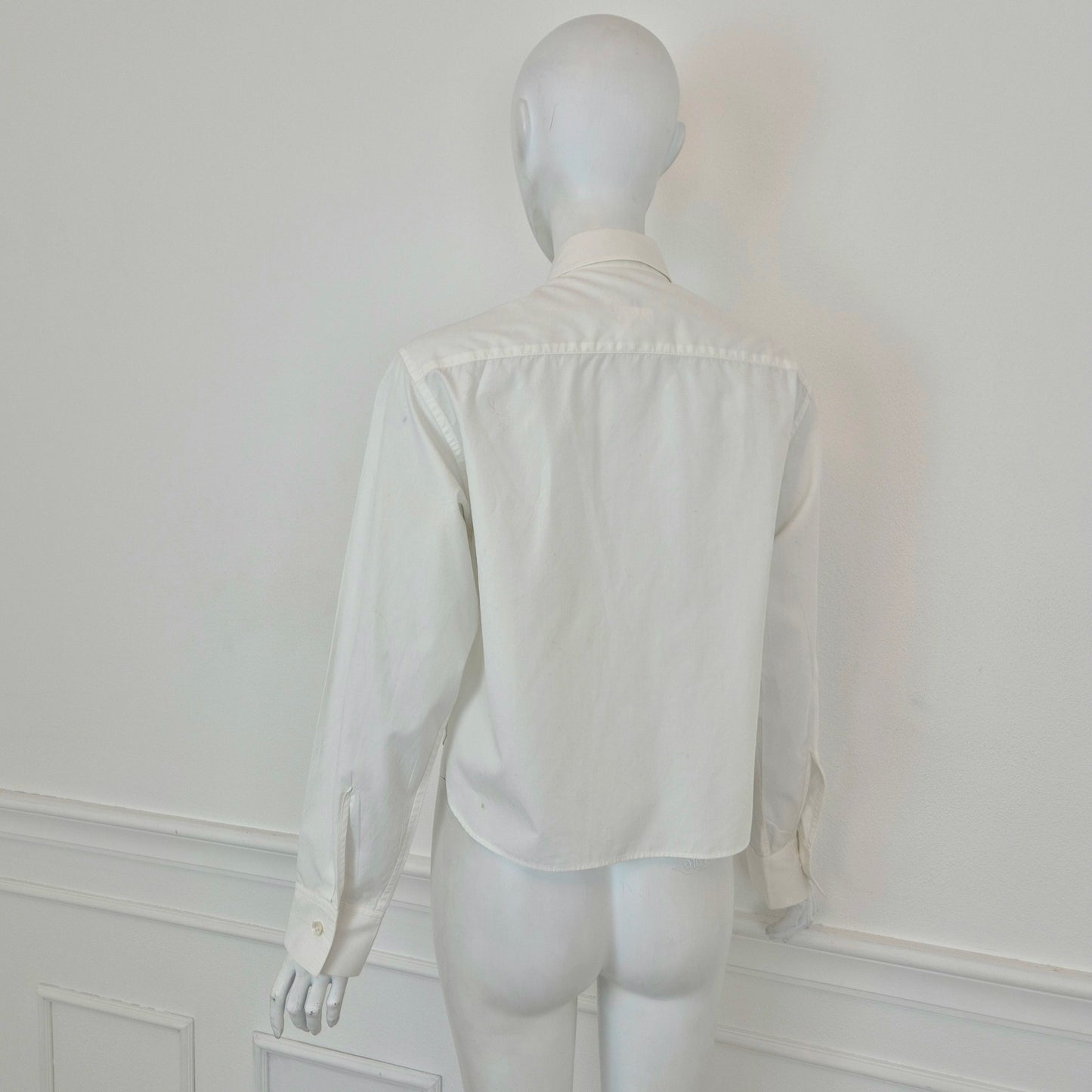 Y's Yohji Yamamoto | Camicia bianca bottoncini madreperla