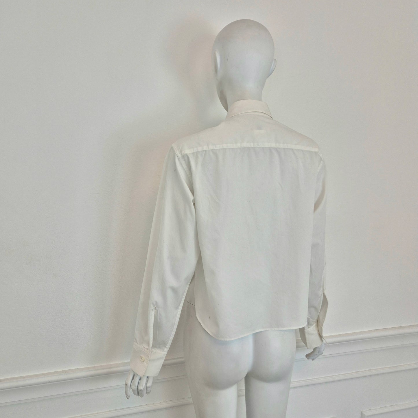 Y's Yohji Yamamoto | Camicia bianca bottoncini madreperla