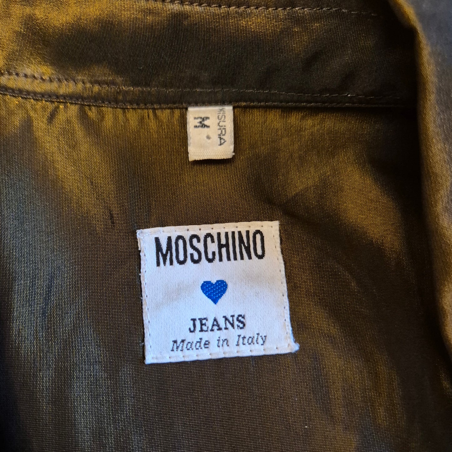 Moschino | Camicia "Made in Italia" con toppe
