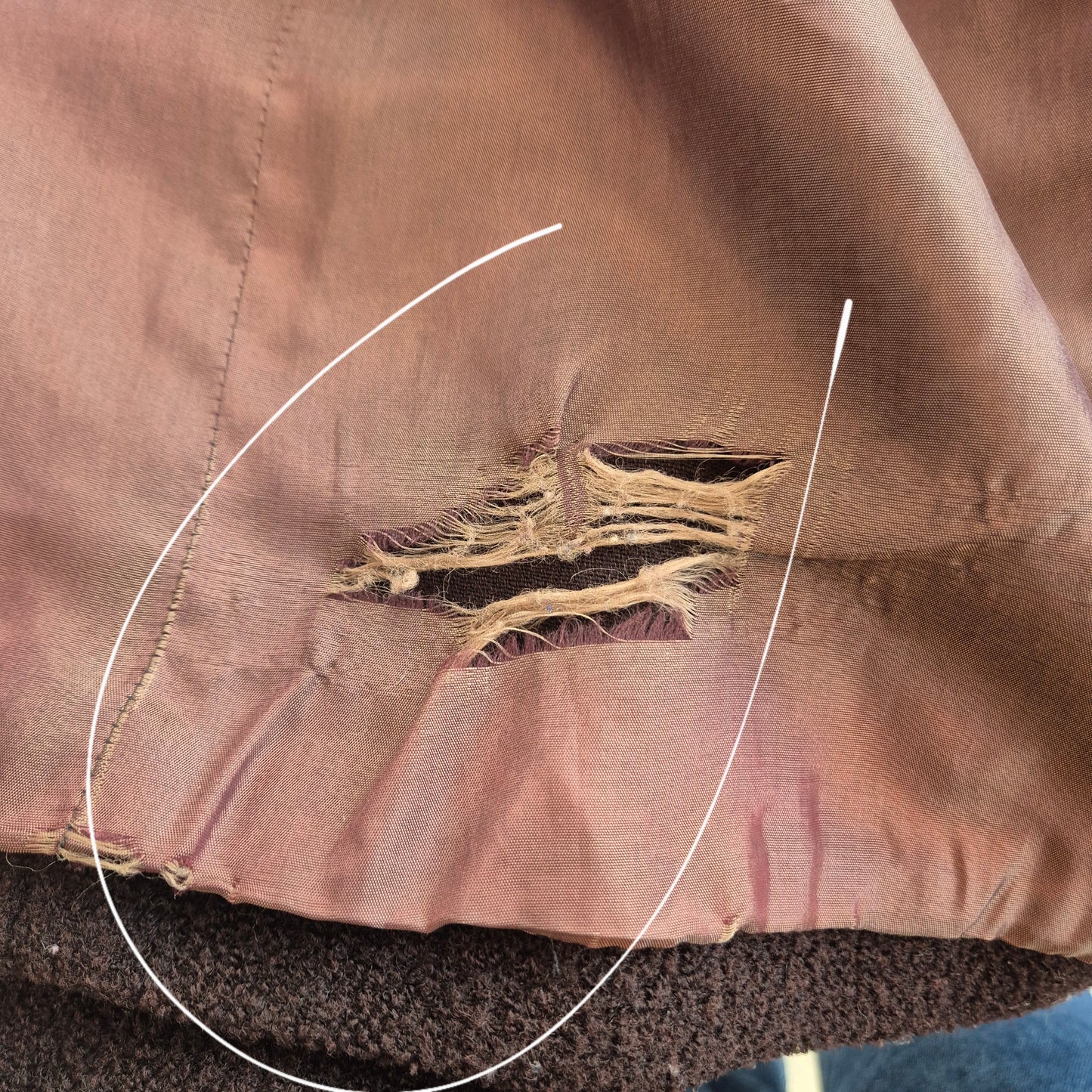 Romeo Gigli | Cappottino caban marrone lana bouclè