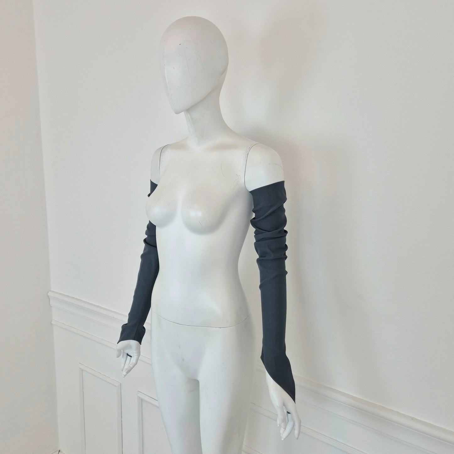 Romeo Gigli | Guanti lunghi color carta da zucchero