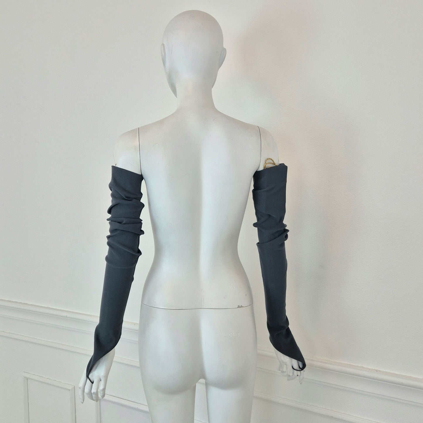 Romeo Gigli | Guanti lunghi color carta da zucchero