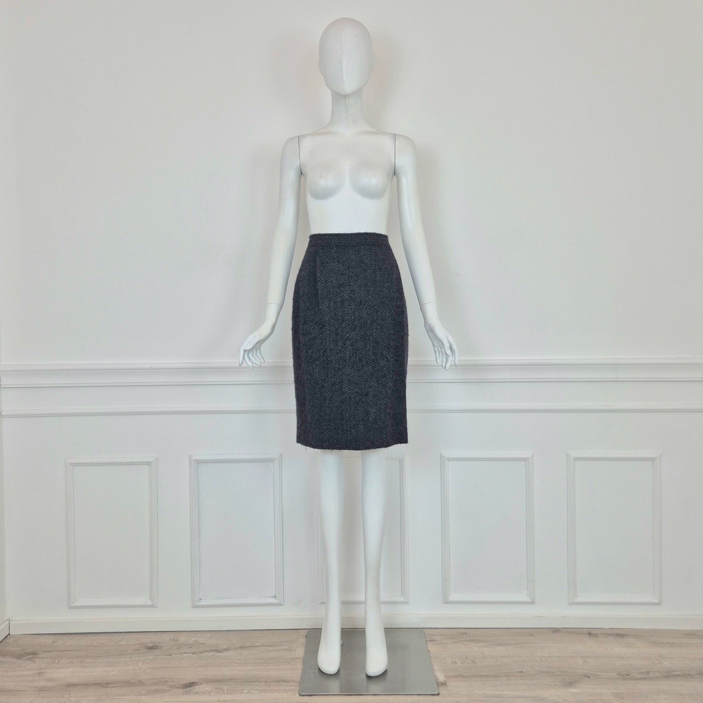 Valentino Miss V | Gonna tailleur lana grigia