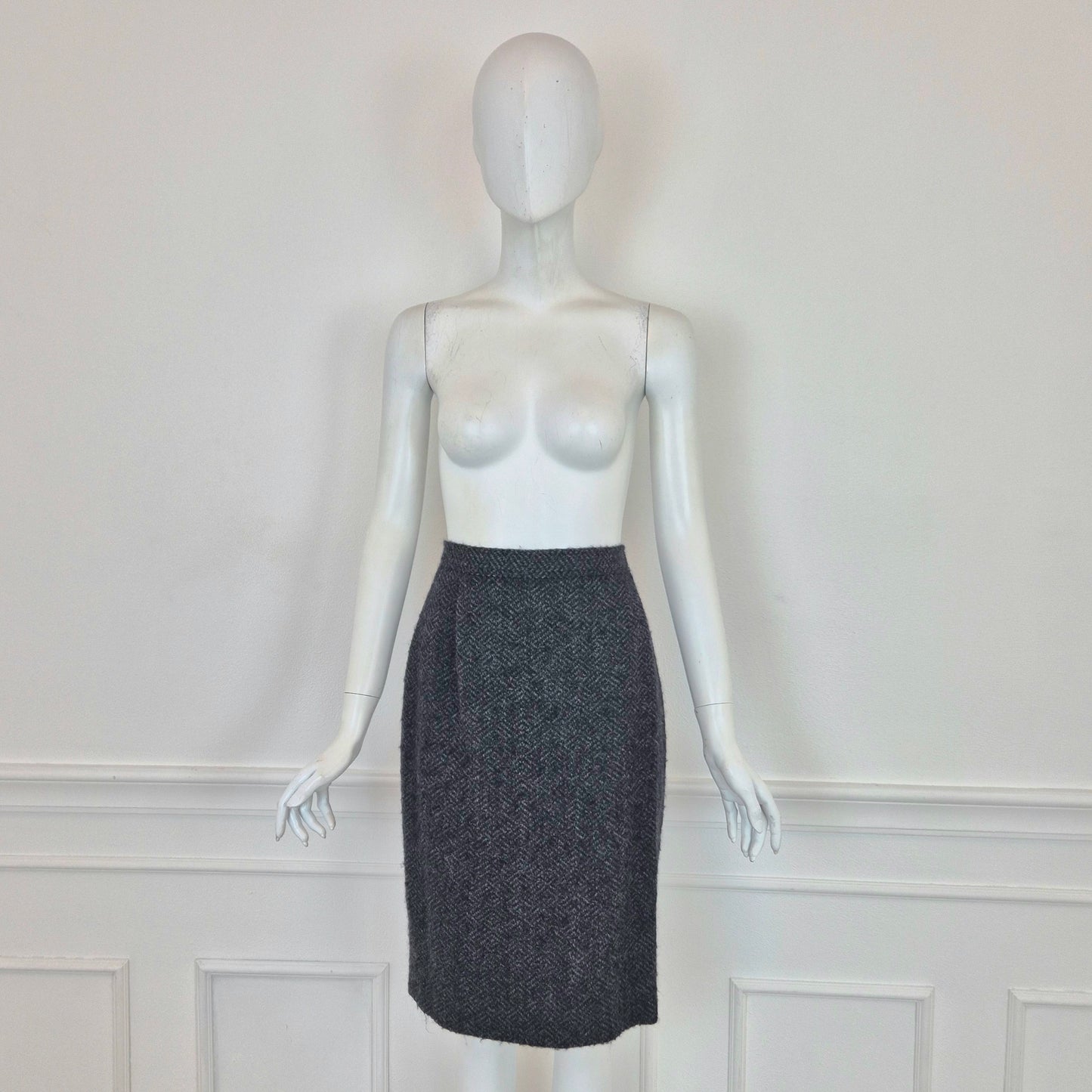 Valentino Miss V | Gonna tailleur lana grigia