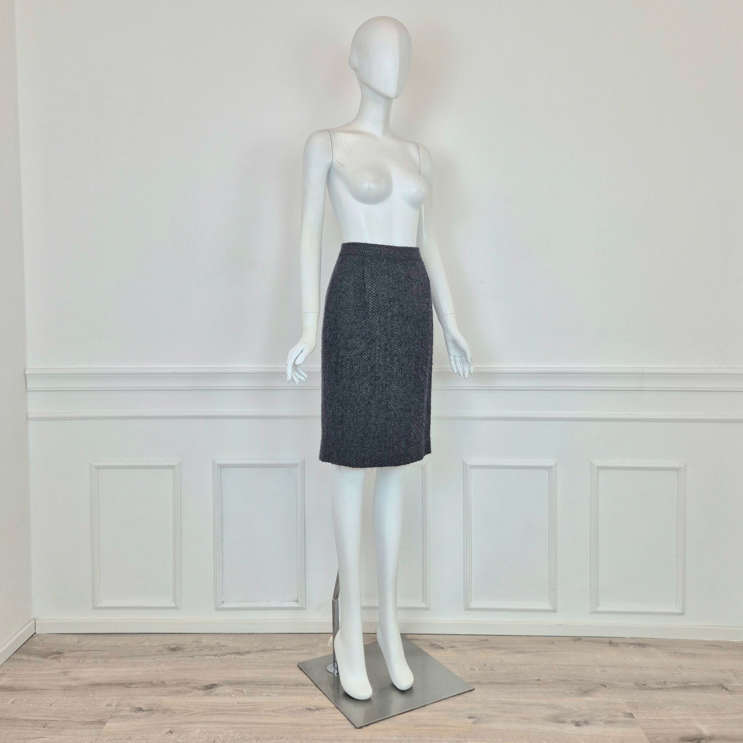 Valentino Miss V | Gonna tailleur lana grigia