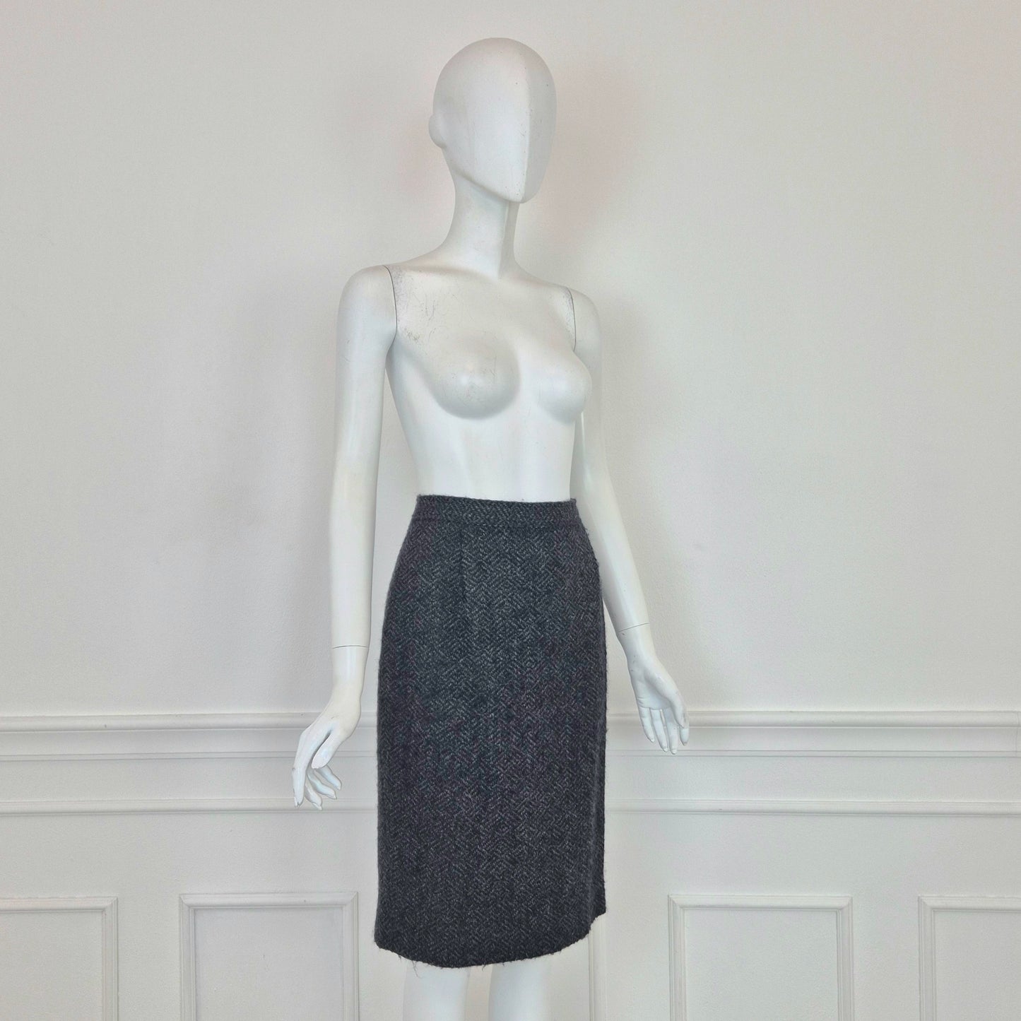 Valentino Miss V | Gonna tailleur lana grigia