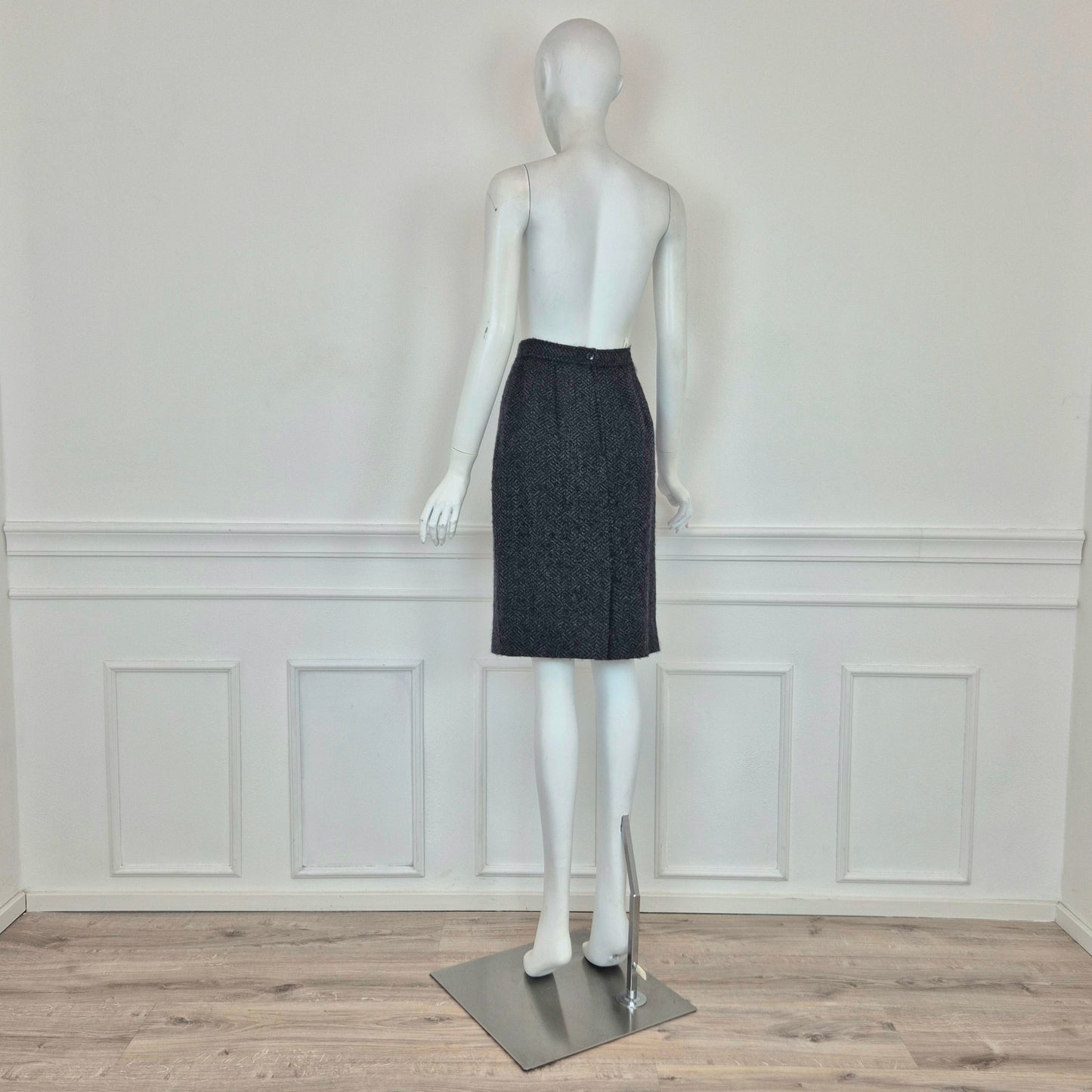 Valentino Miss V | Gonna tailleur lana grigia