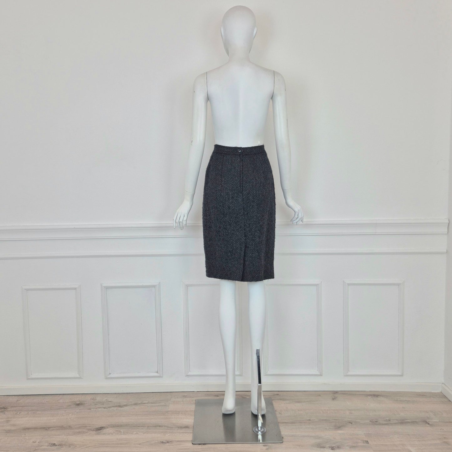 Valentino Miss V | Gonna tailleur lana grigia