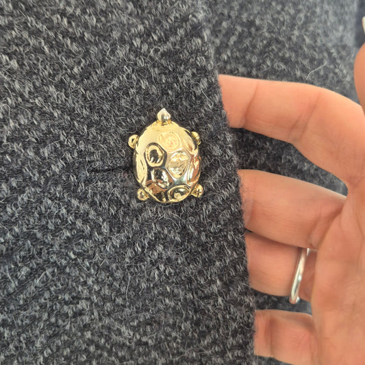 Valentino | Tailleur giacca gonna bottoni tartaruga