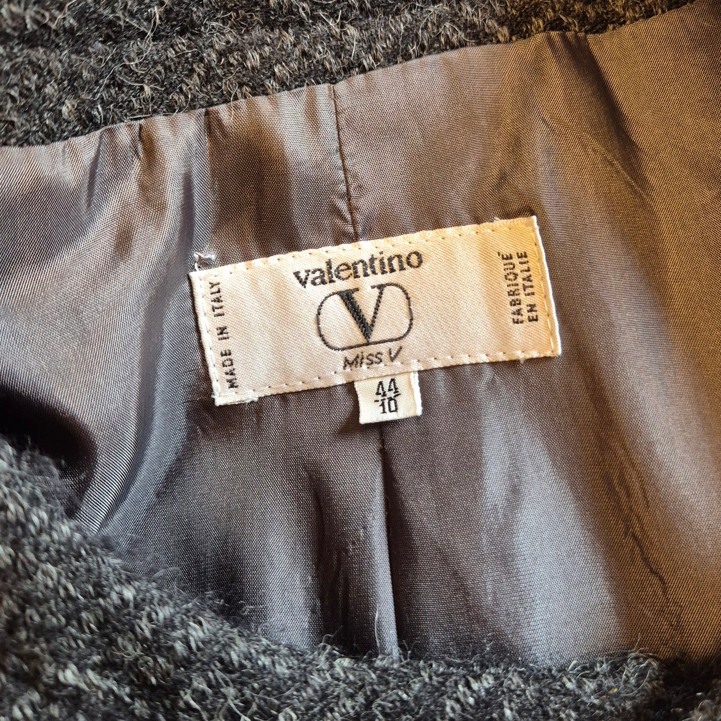 Valentino | Tailleur giacca gonna bottoni tartaruga