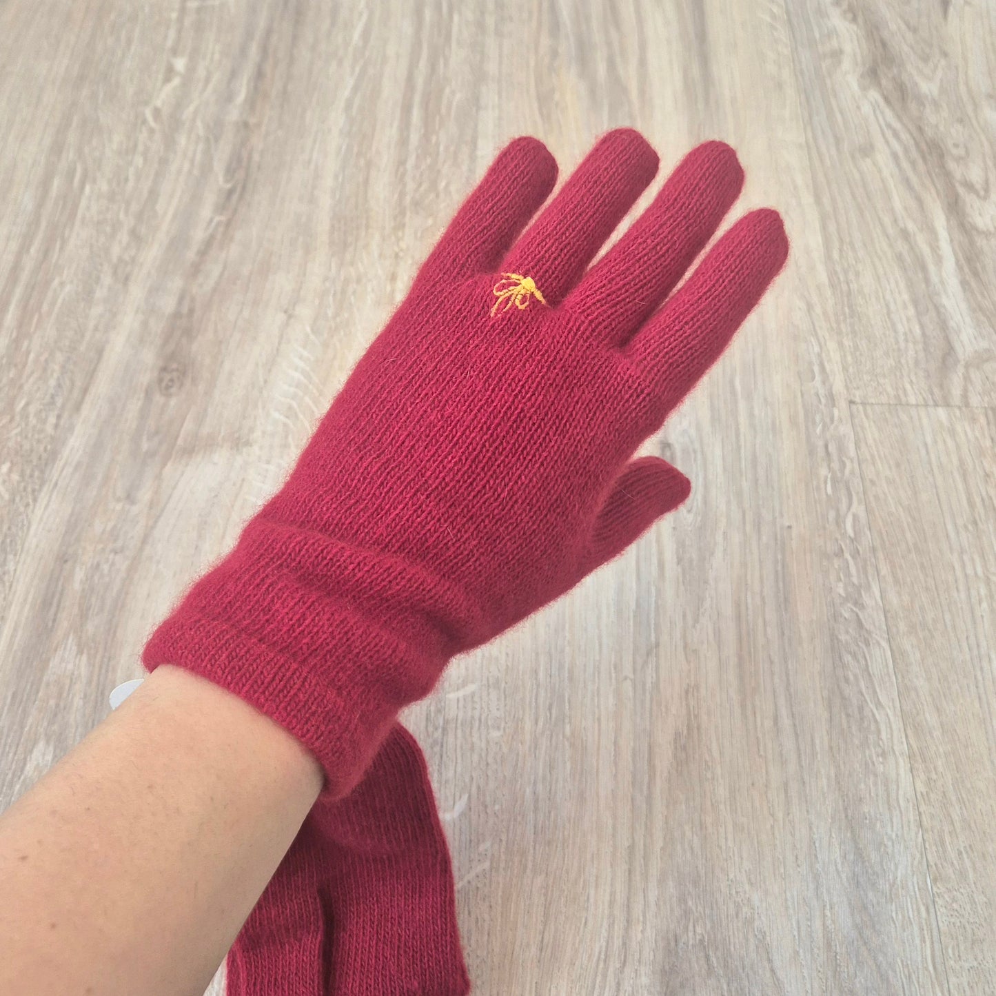 Moschino | Guanti "Don't forget" cashmere