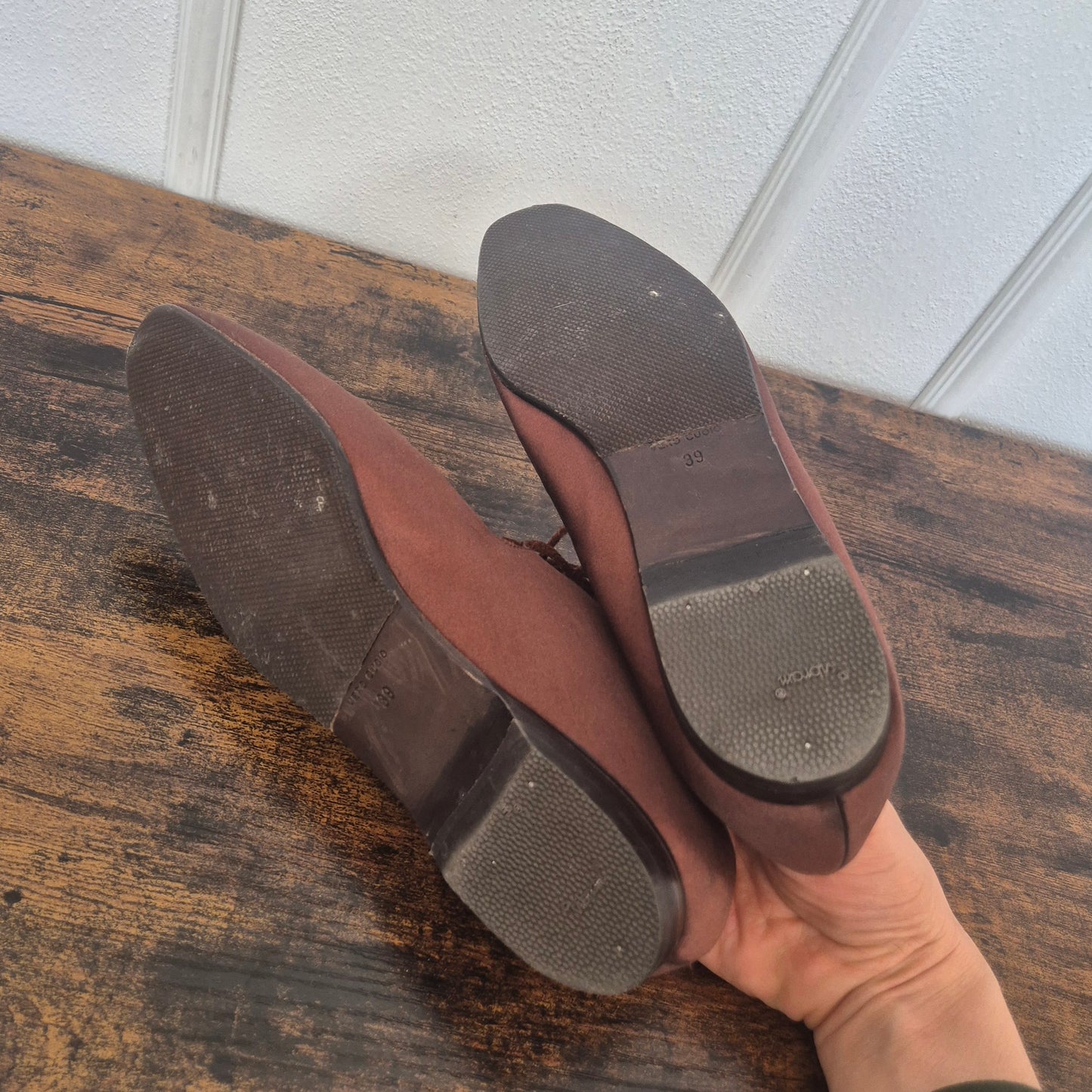 Prada | Scarpe vintage raso marrone