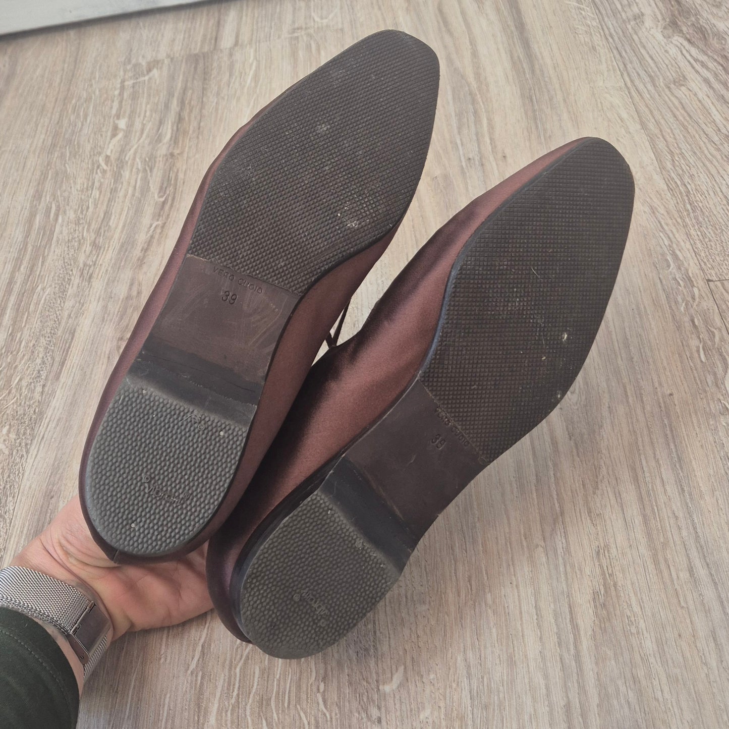 Prada | Scarpe vintage raso marrone