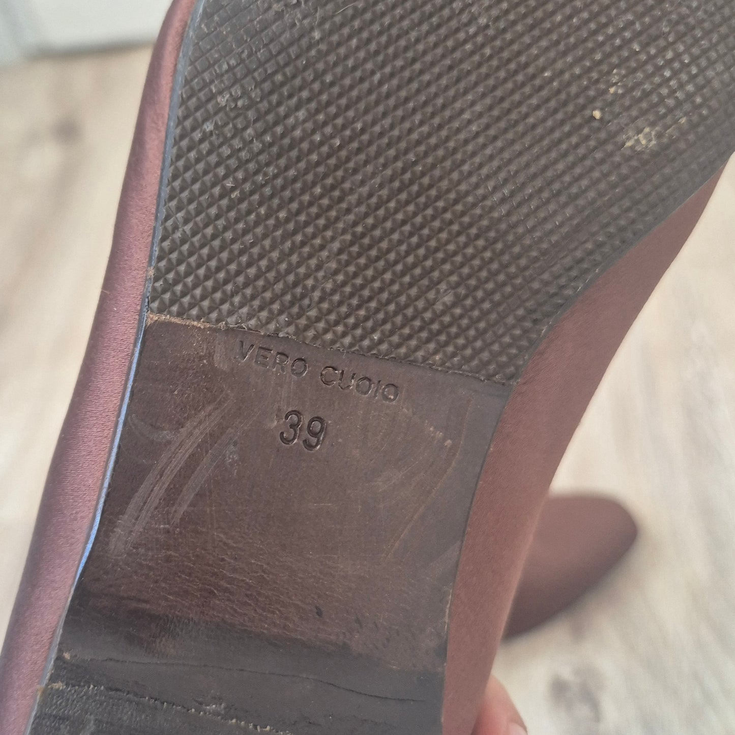 Prada | Scarpe vintage raso marrone