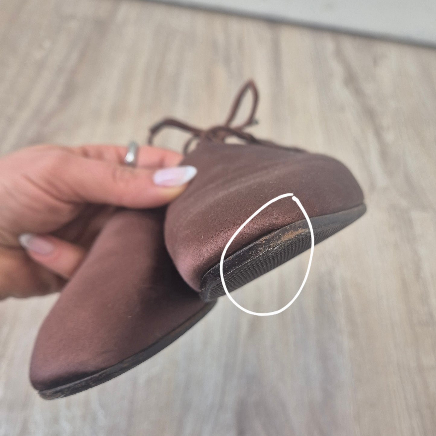 Prada | Scarpe vintage raso marrone