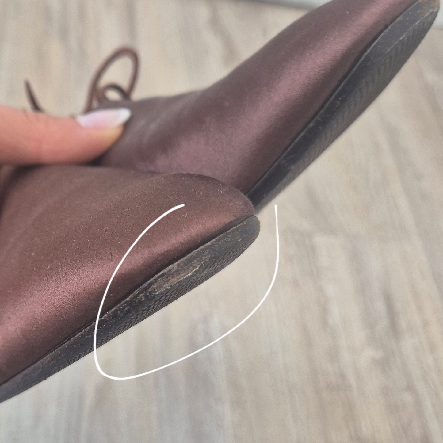 Prada | Scarpe vintage raso marrone