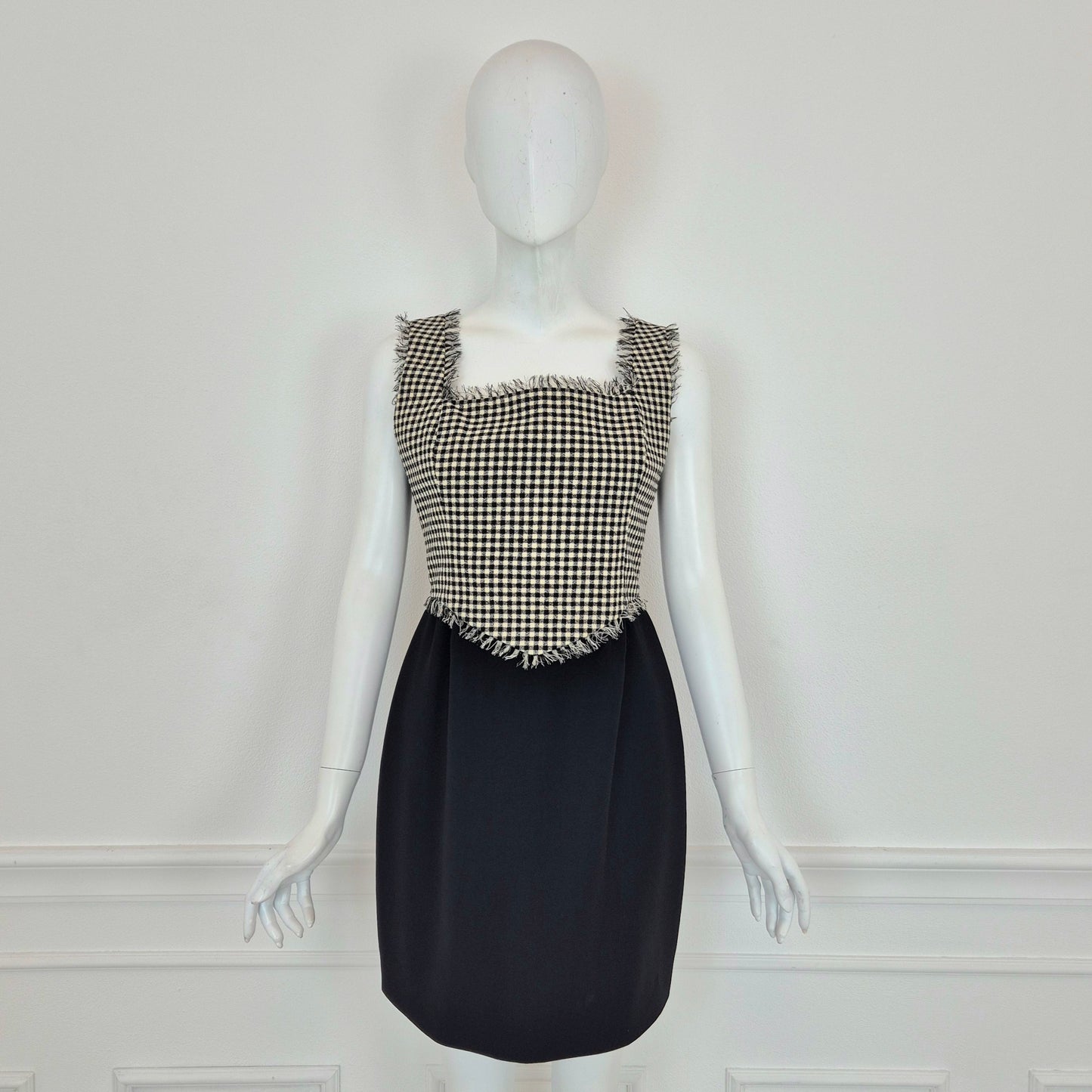 Moschino Couture | Abito con corpetto vichy