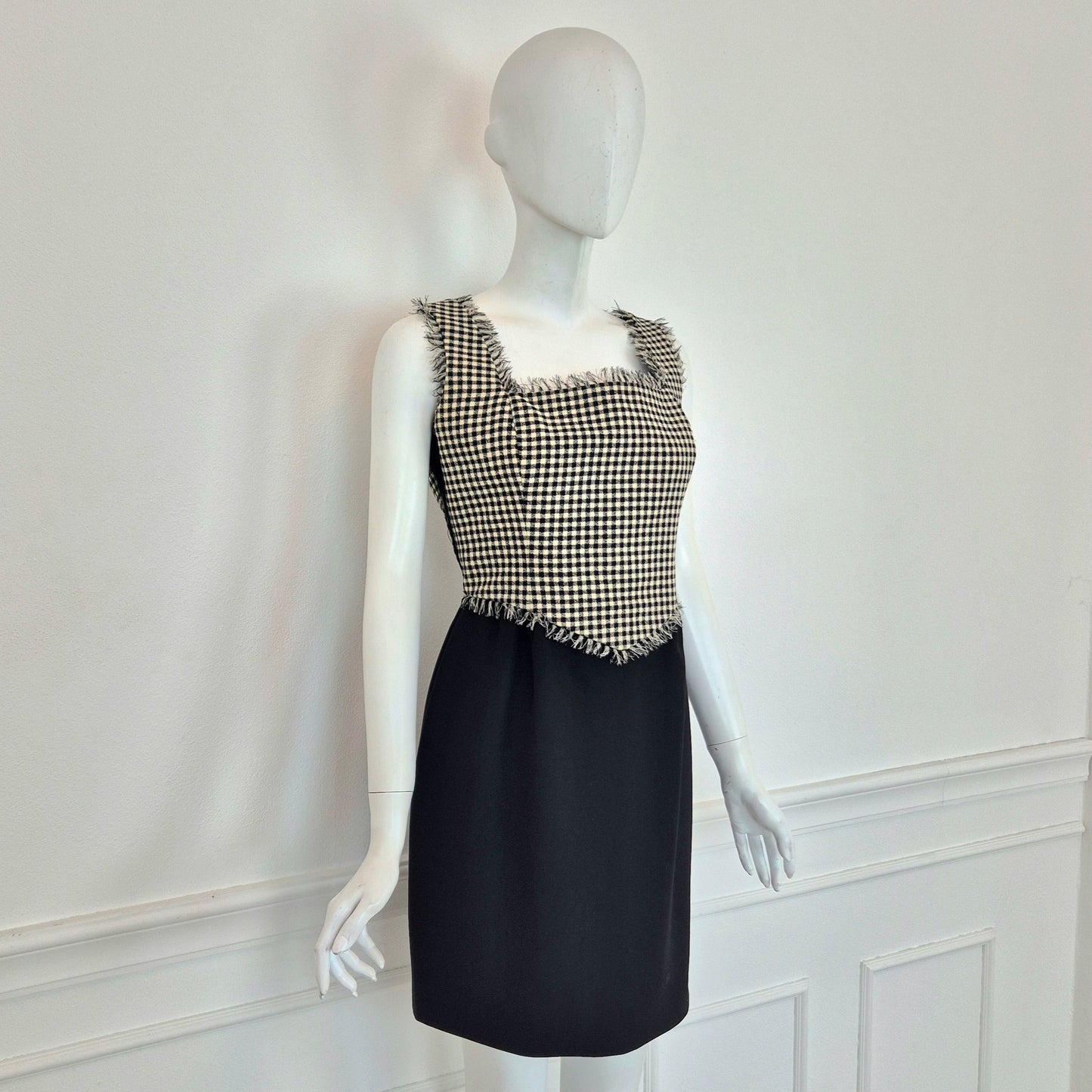 Moschino Couture | Abito con corpetto vichy