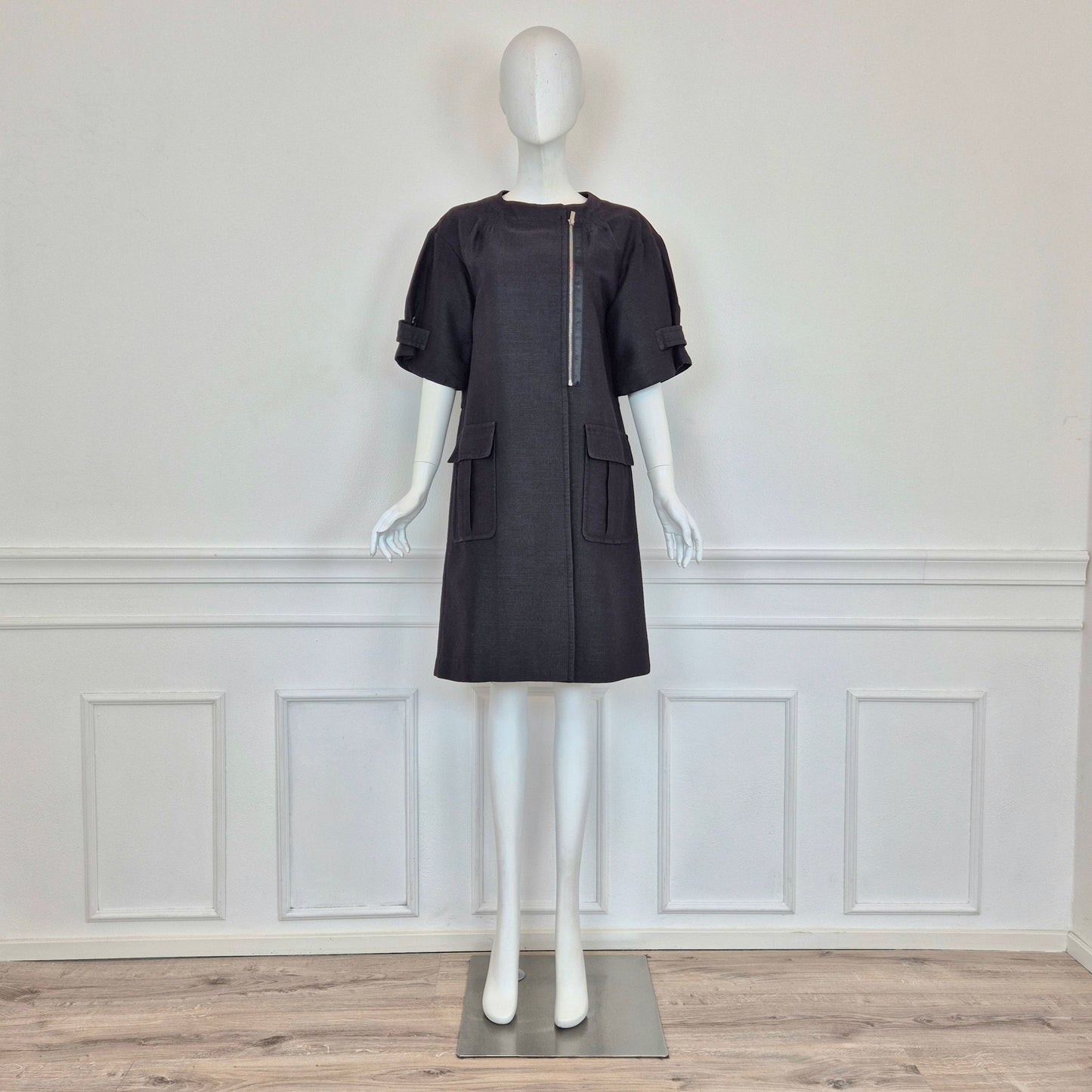 BCBG MaxAzria | Spolverino nero mezza manica