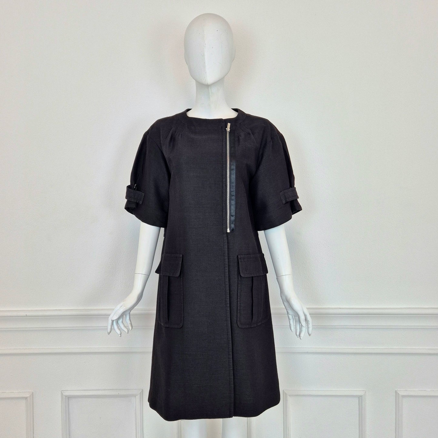 BCBG MaxAzria | Spolverino nero mezza manica