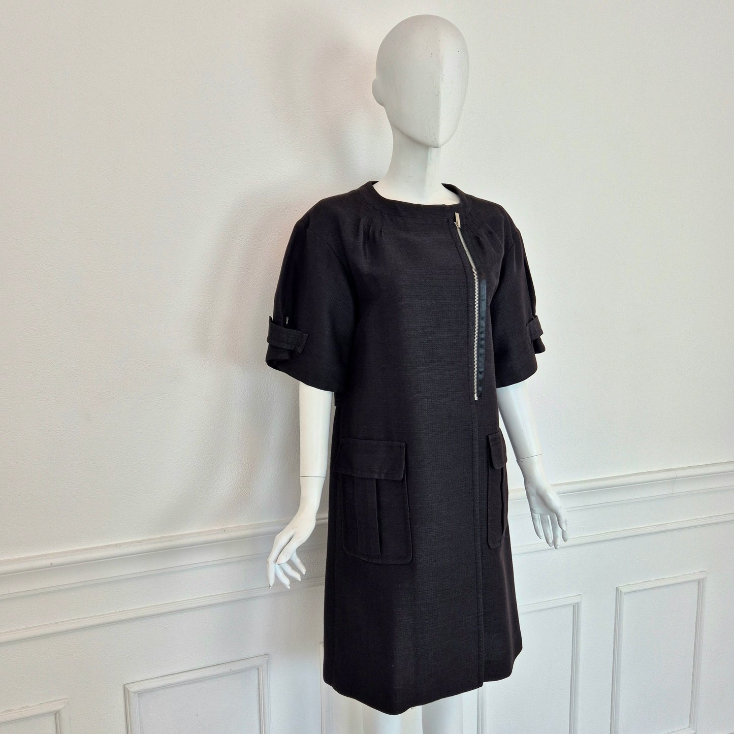 BCBG MaxAzria | Spolverino nero mezza manica