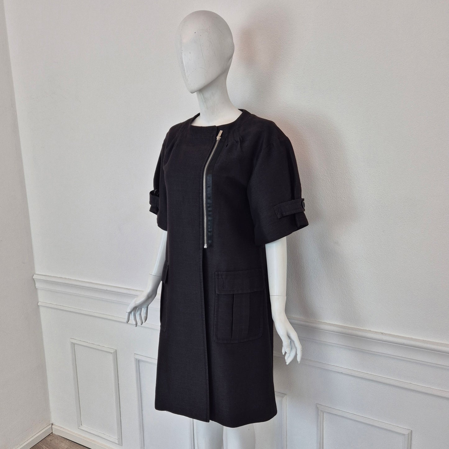 BCBG MaxAzria | Spolverino nero mezza manica