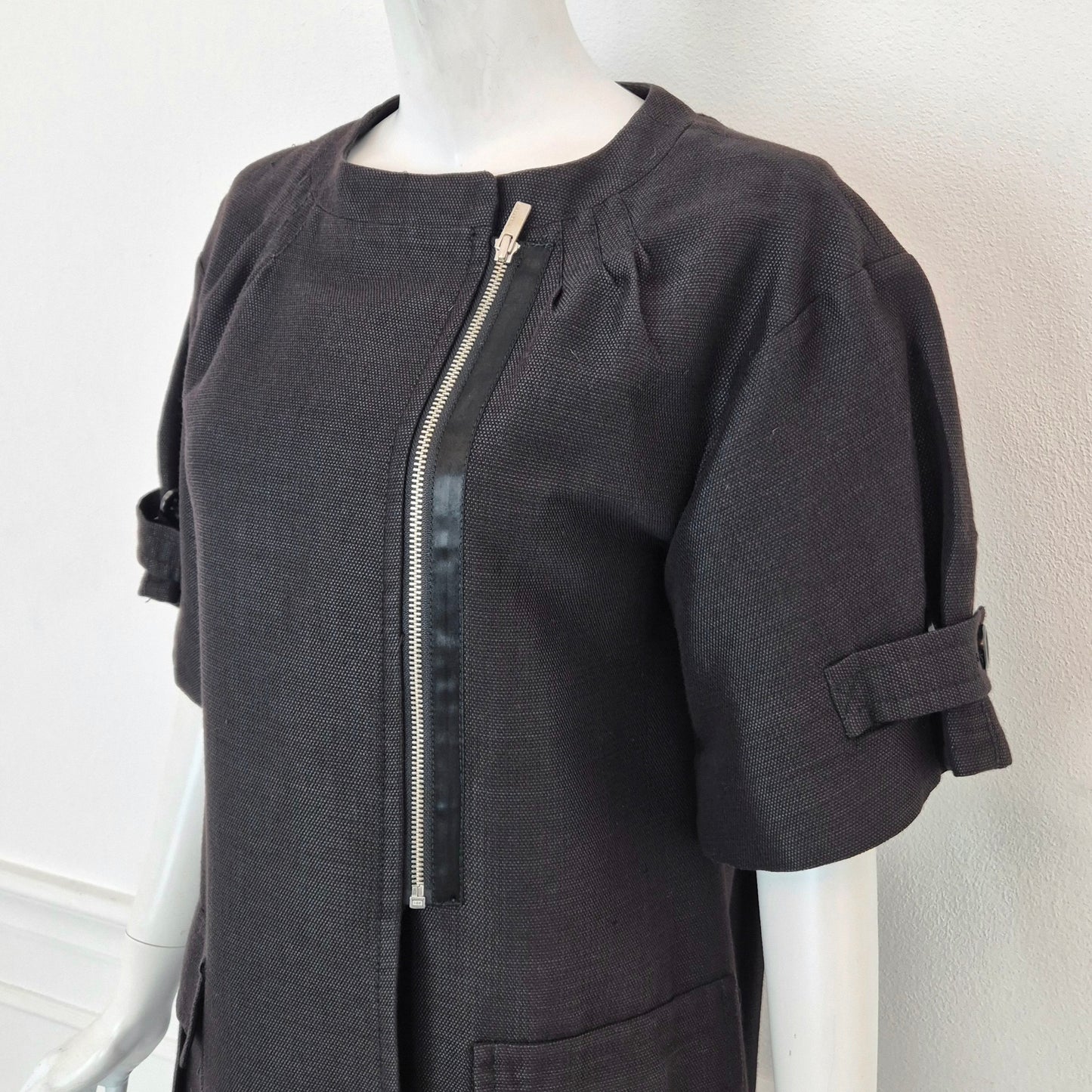 BCBG MaxAzria | Spolverino nero mezza manica