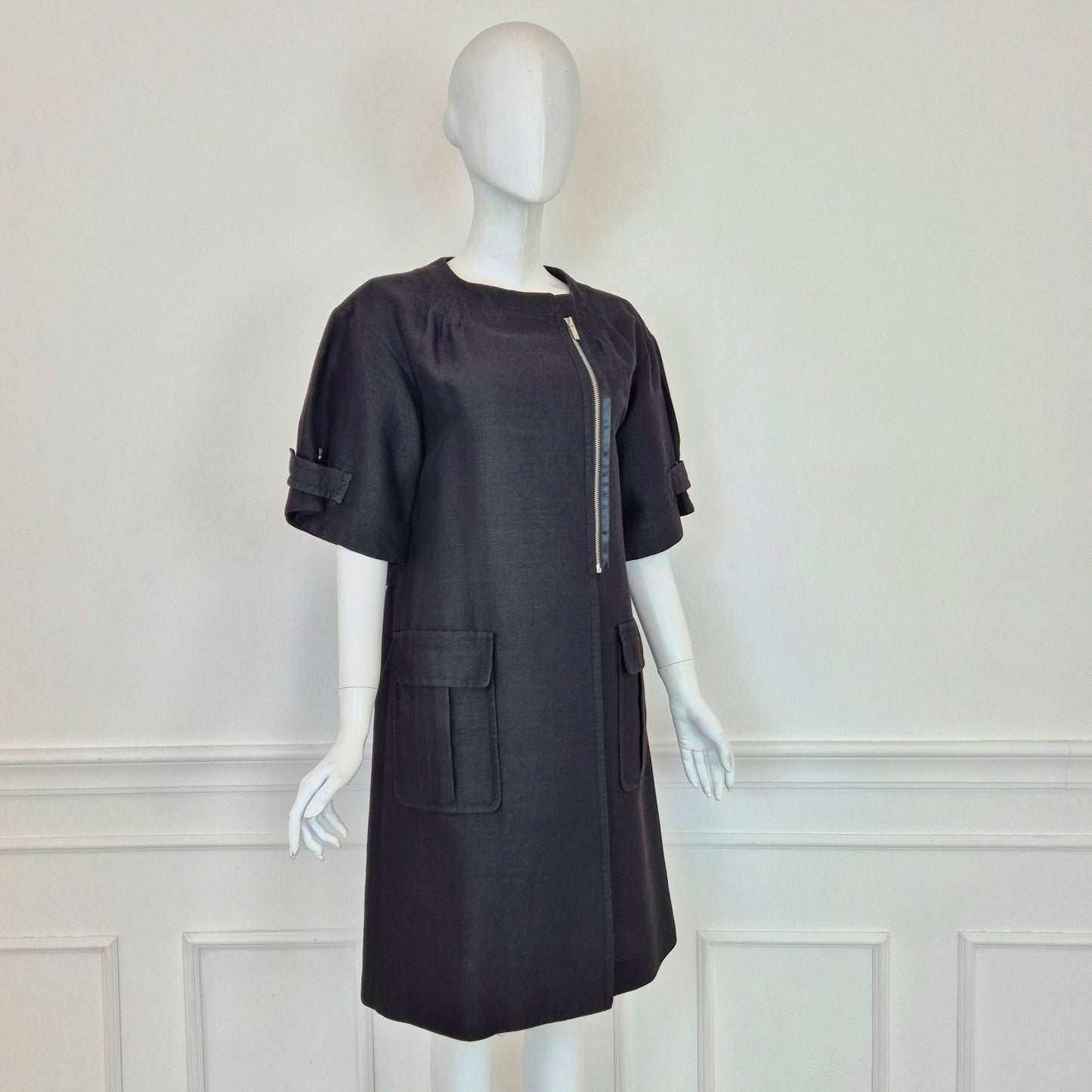 BCBG MaxAzria | Spolverino nero mezza manica